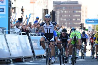 Marcel Kittel wins, Tour of Britain 2014 stage one