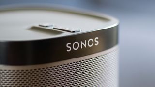 A close up of a Sonos speaker 