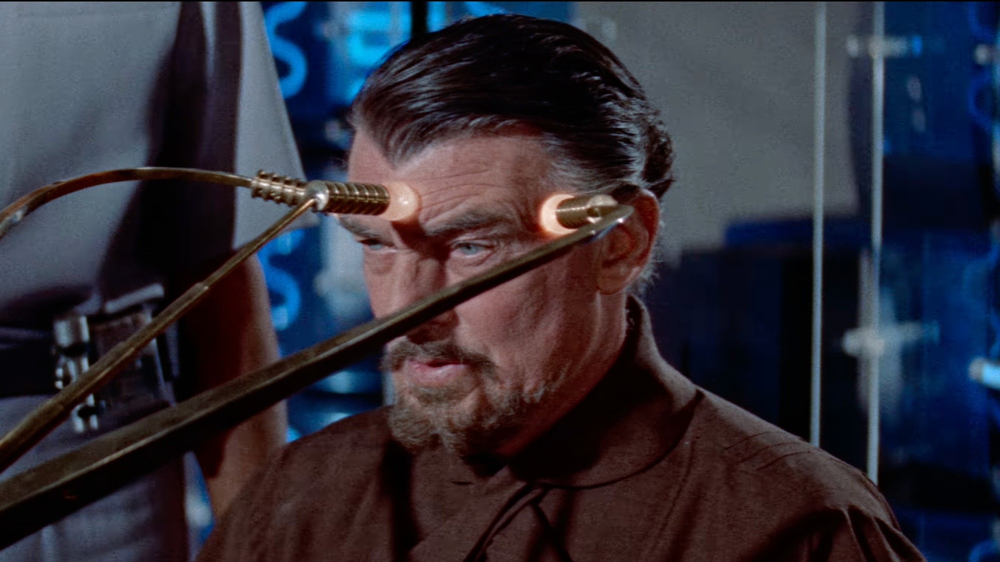 A man gets his mind examined in Forbidden Planet