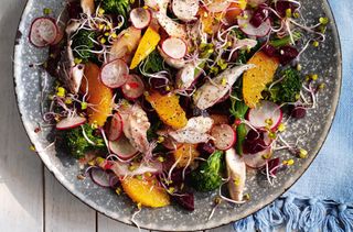 Healthy lunch ideas, Summer mackerel salad