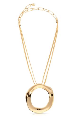 Open Circle Statement Necklace