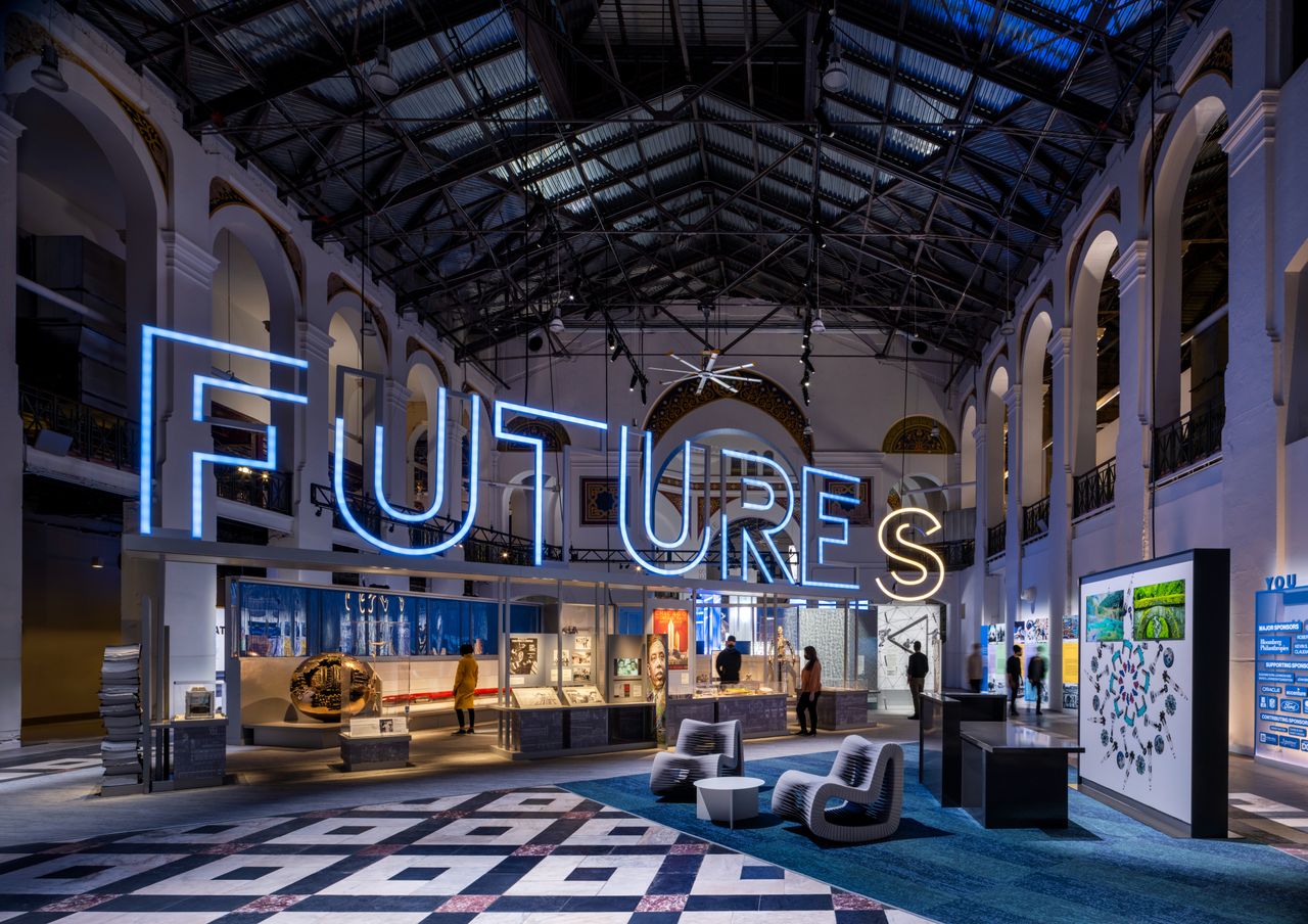 ‘Futures’, the new exhibition at the Smithsonian-owned Arts + Industries Building in Washington, DC