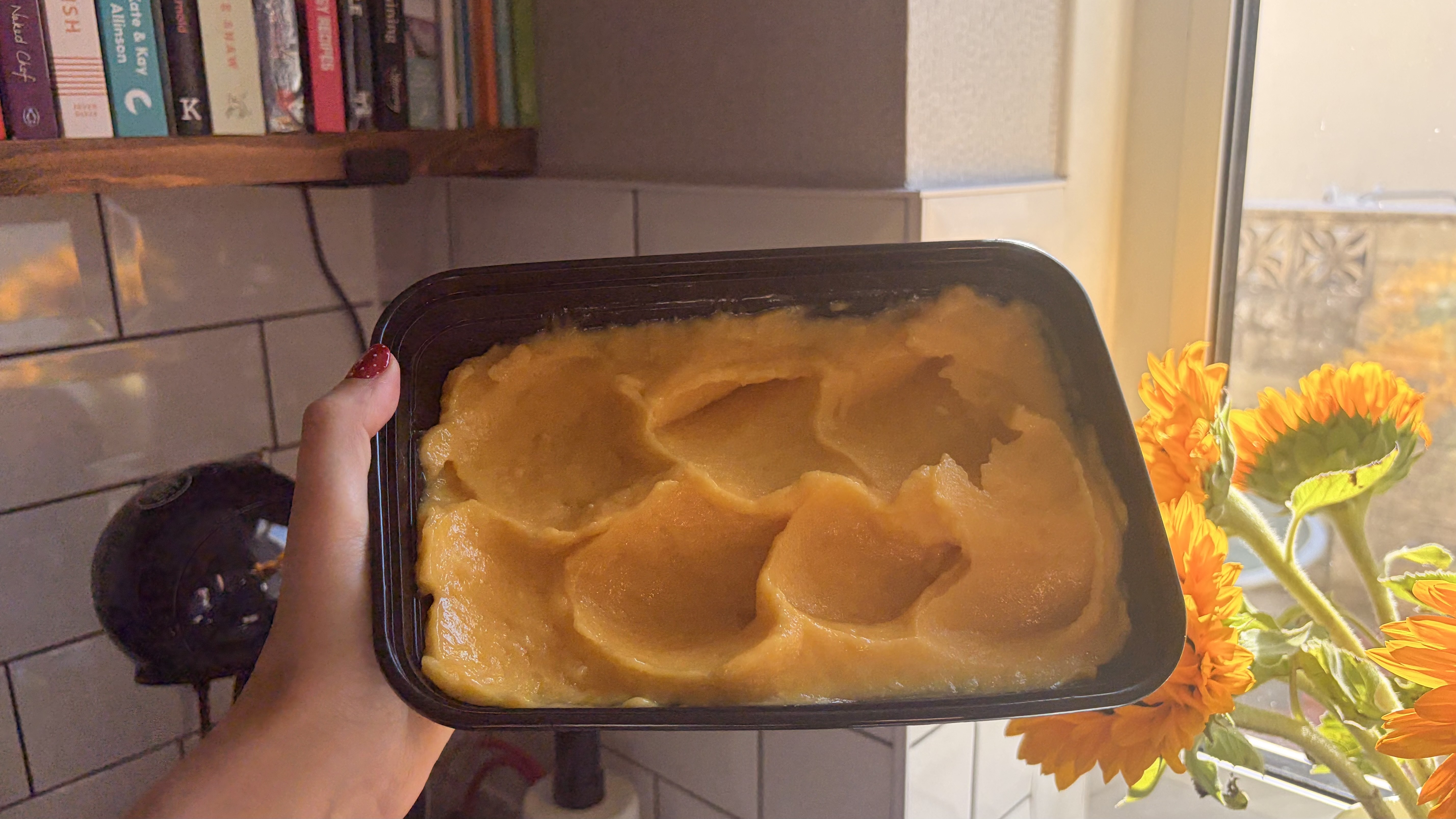 Mango sorbet made using the Nutribullet Power Core