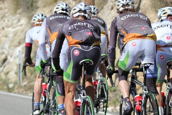 The team on a climb in Malibu.