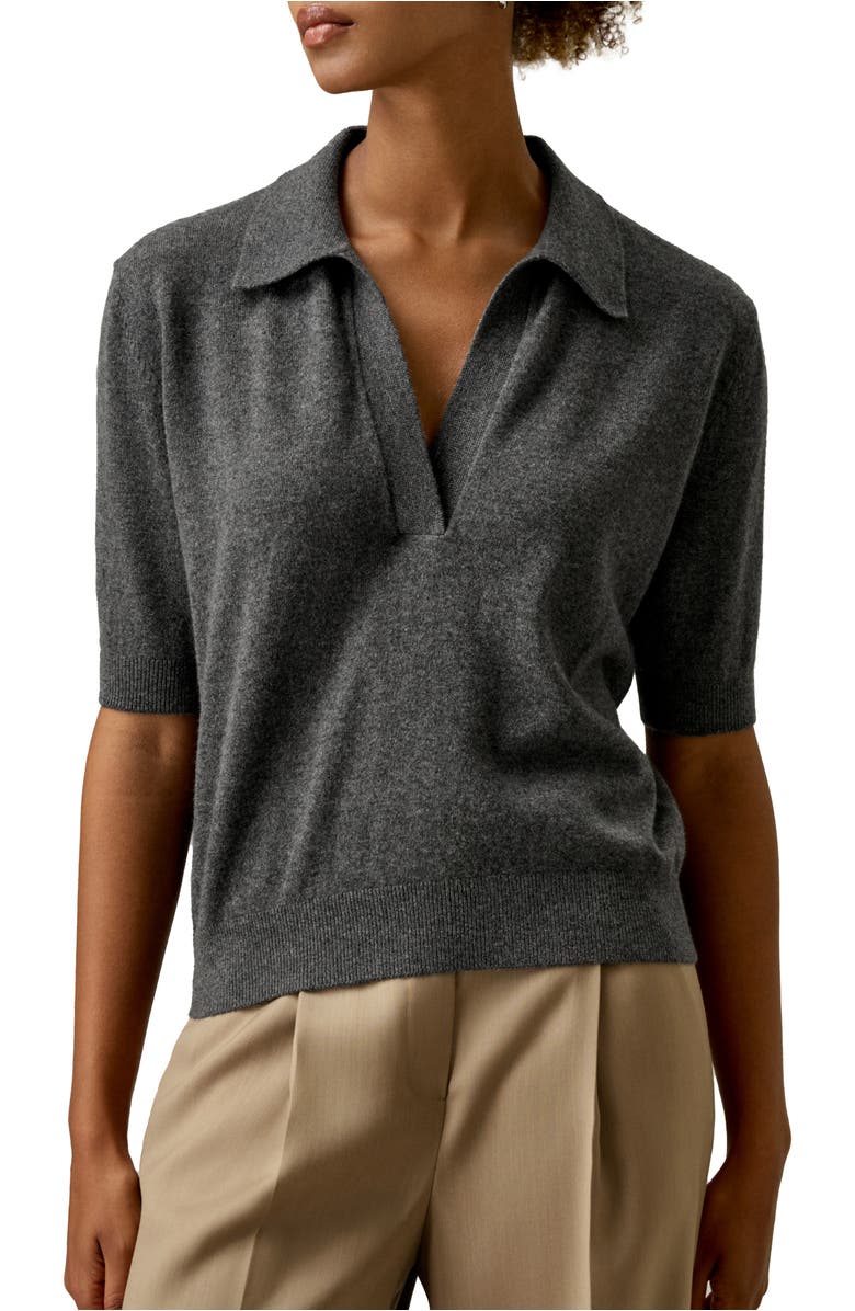 Cashmere Polo Sweater