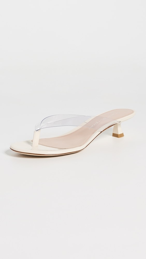 Rio Sleek Sandals - Clear/cream