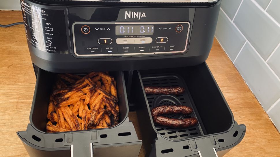 ninja-foodi-af300-air-fryer-dual-zone-technology-7-6-litre-2-draws