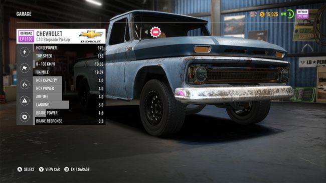 Nfs payback chevrolet c10 какую комплектацию выбрать