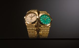 Two Victoria Beckham and Breitling watches with yellow gold bracelets