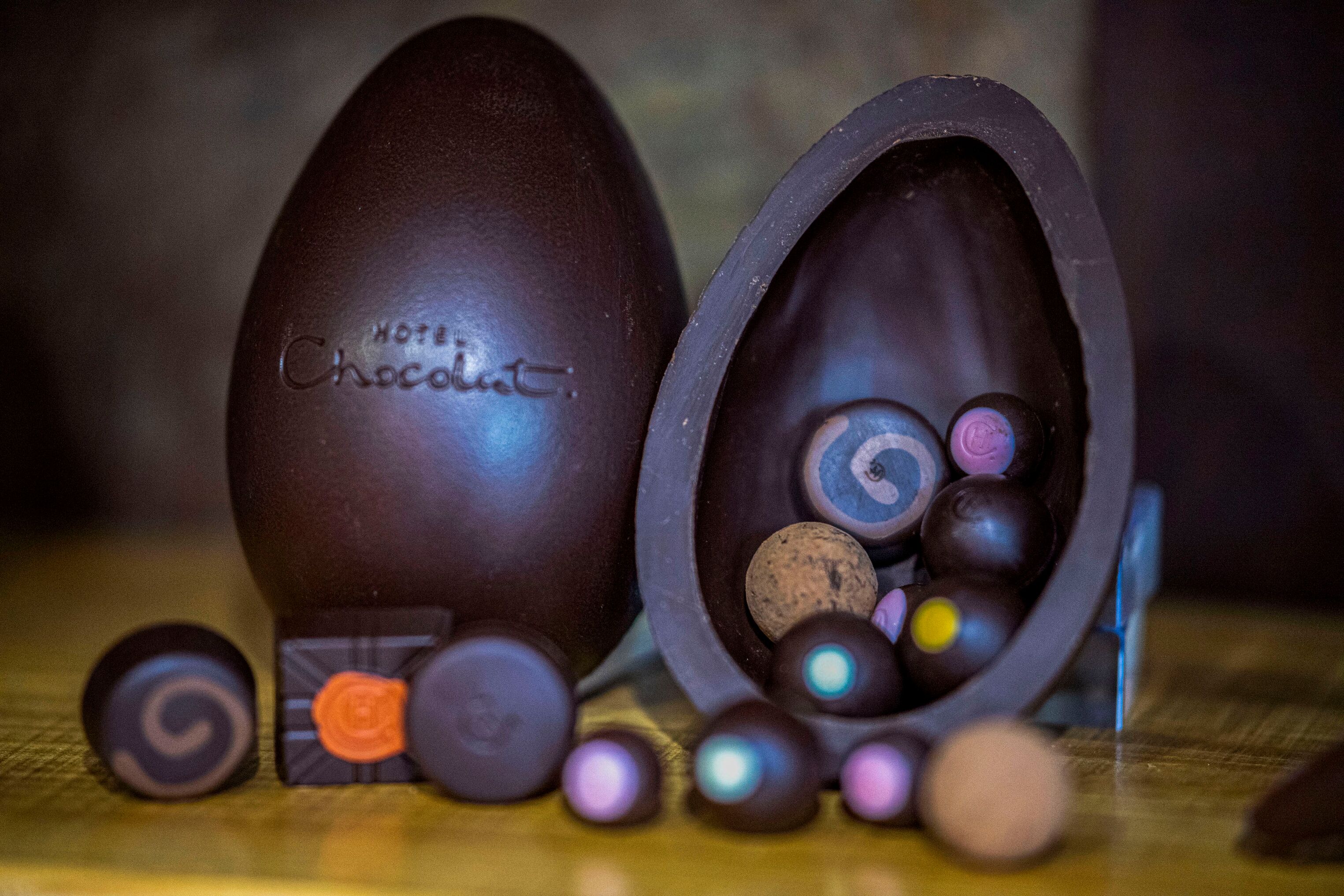 TV tonight Luxury chocolate for Easter.