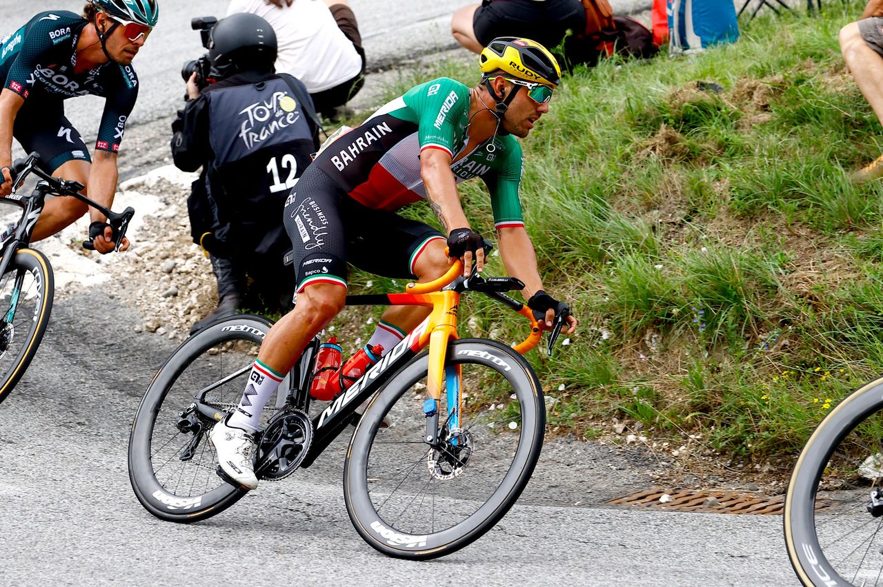 Tour de France 2021 108th Edition 10th stage Albertville Valence 1907 km 06072021 Sonny Colbrelli ITA Bahrain Victorious photo Luca BettiniBettiniPhoto2021