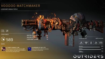 Outriders legendary weapons 