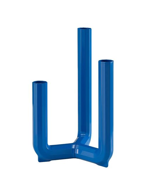 PS '17 Candlestick for 3 Candles in Dark Blue