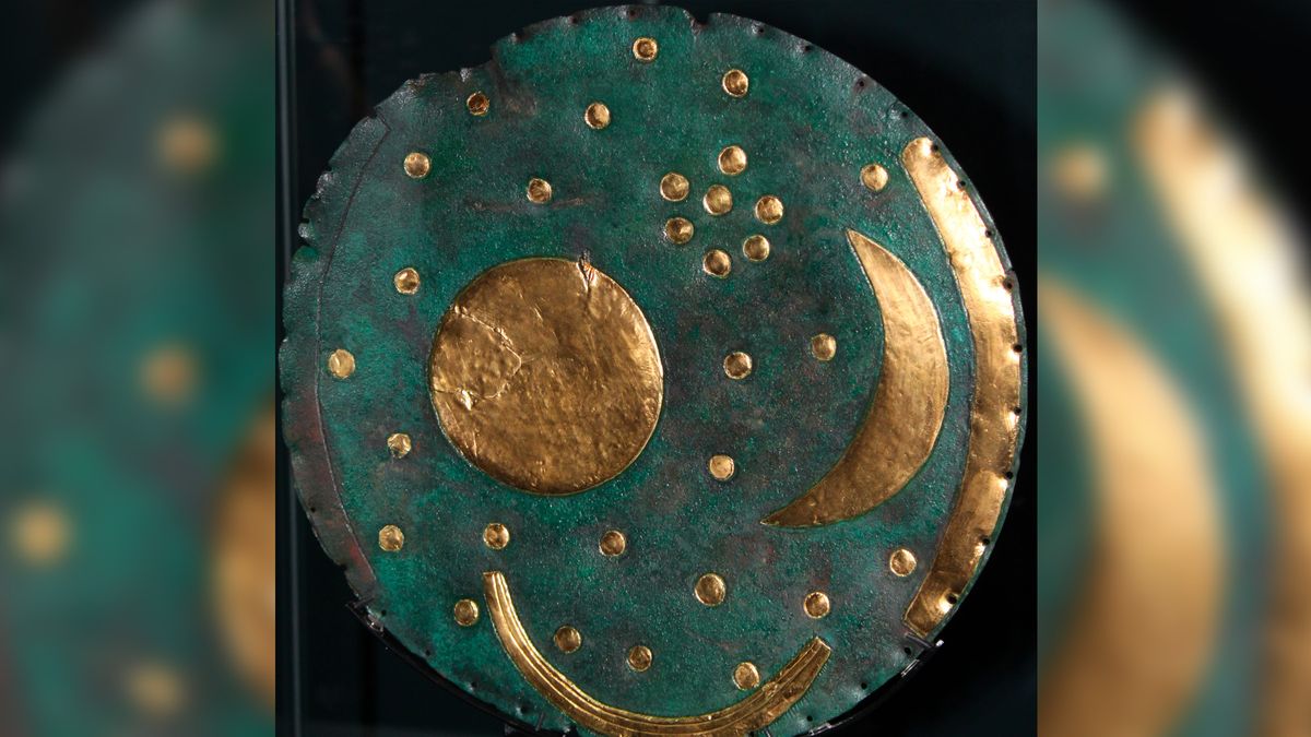 The Nebra Sky Disk of bronze decorated with gold is one of Germany&#039;s most famous archaeological artifacts. But a new study suggests it dates to the Iron Age, at least 1,000 years later than scientists had thought.