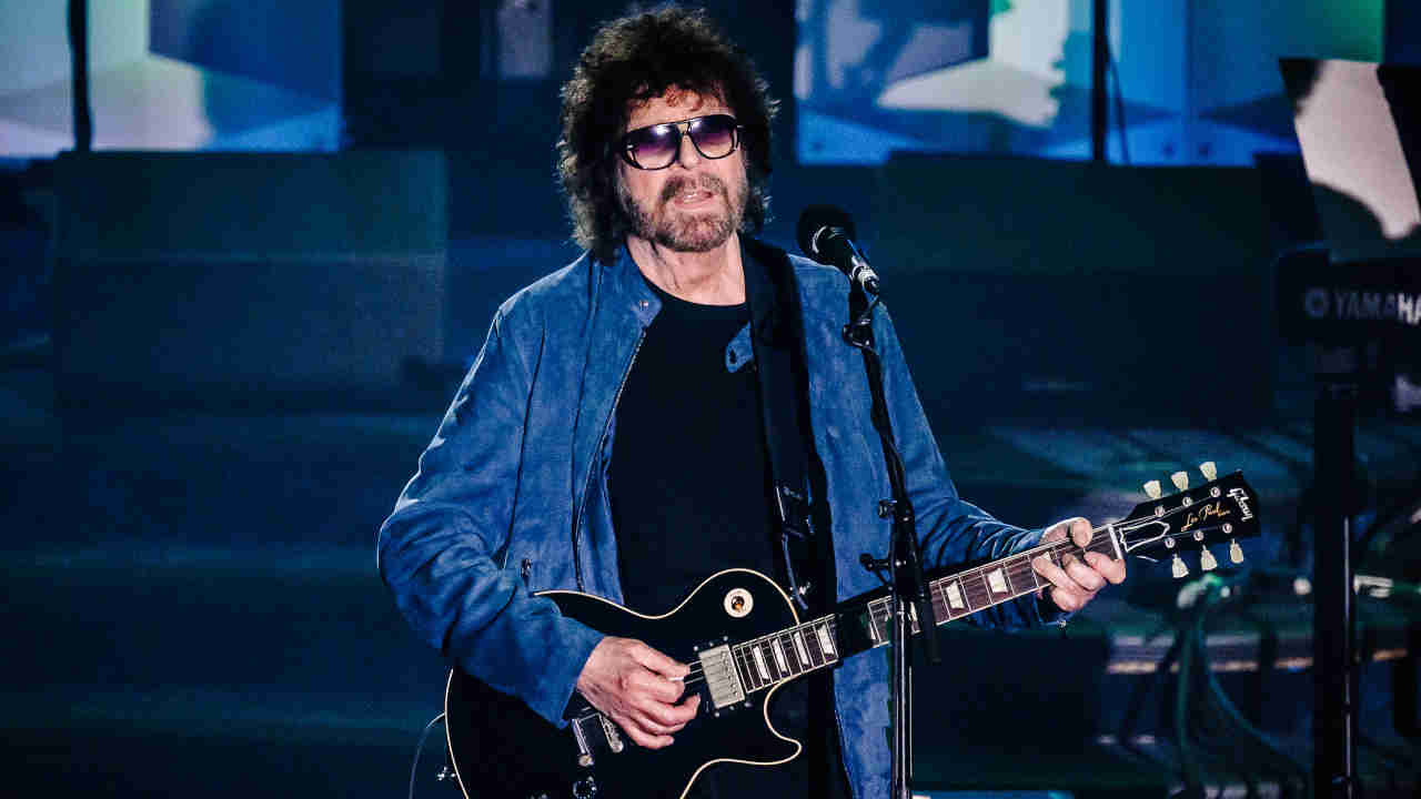 Jeff Lynne of ELO performing onstage in 2023