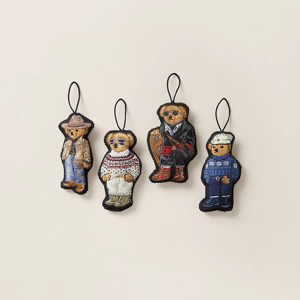 Polo Bear Ornament Set