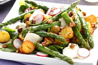 New potato and asparagus salad recipe