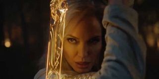 Angelina Jolie as Thena in the Eternals teaser.