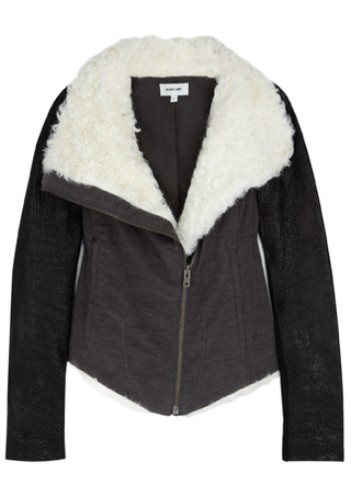 Helmut Lang shearling collar jacket, £840