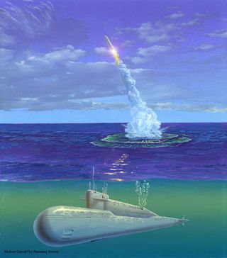 Russian Submarine Reaches Solar Sail Launch Site