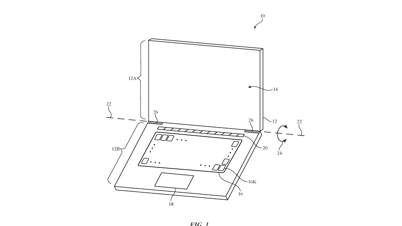 Apple patent keyboard