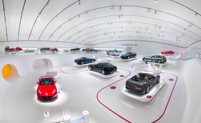 Installation view of ‘Timeless Masterpieces’ at Enzo Ferrari Museum