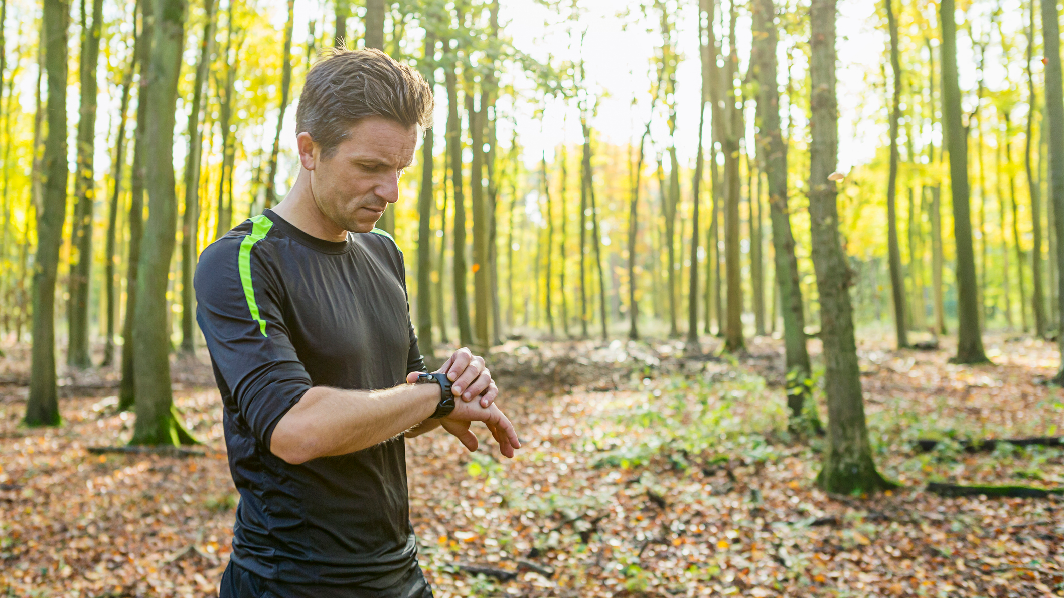 Garmin user in the wild