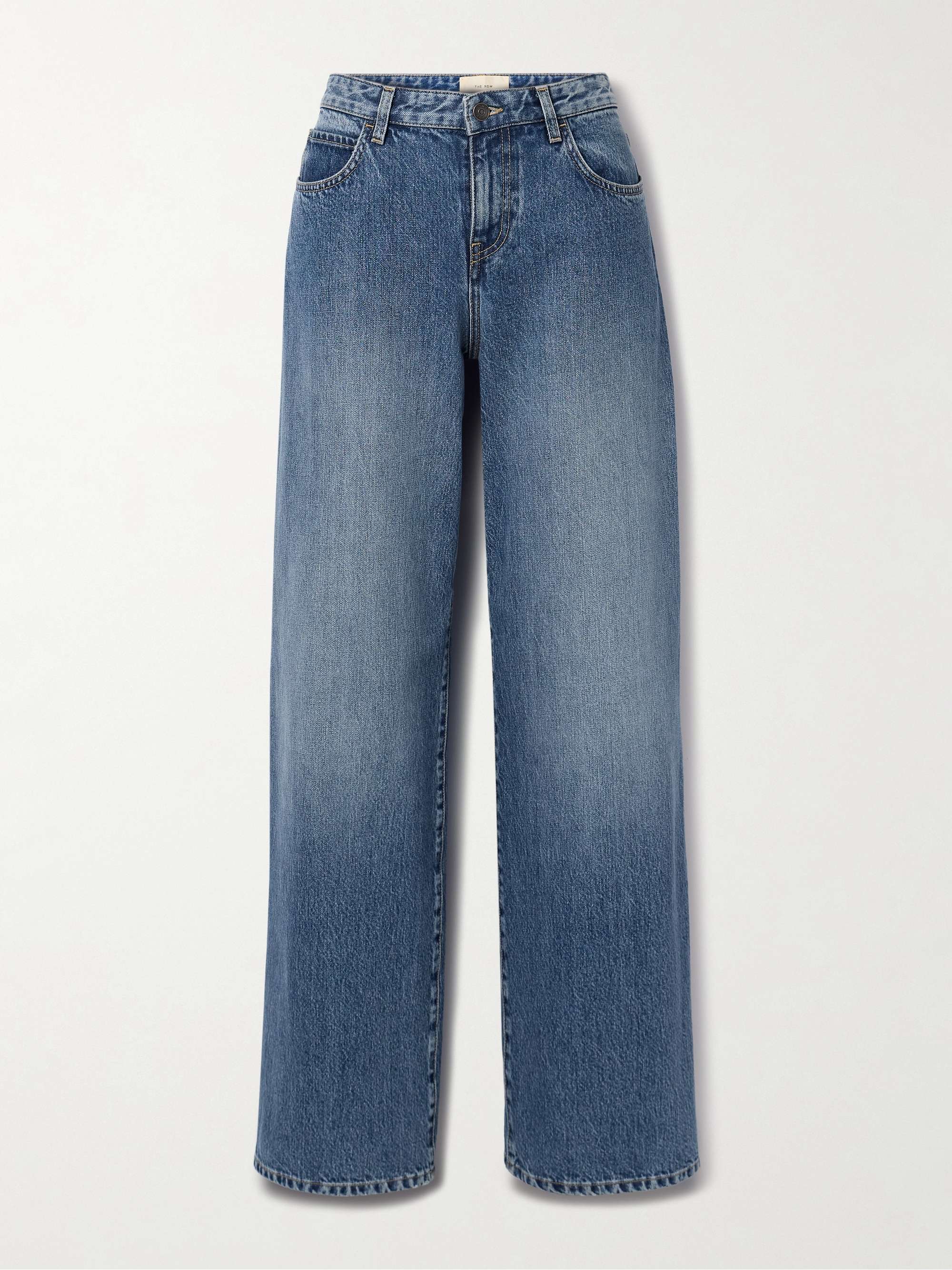 Eglitta Mid-Rise Straight-Leg Jeans