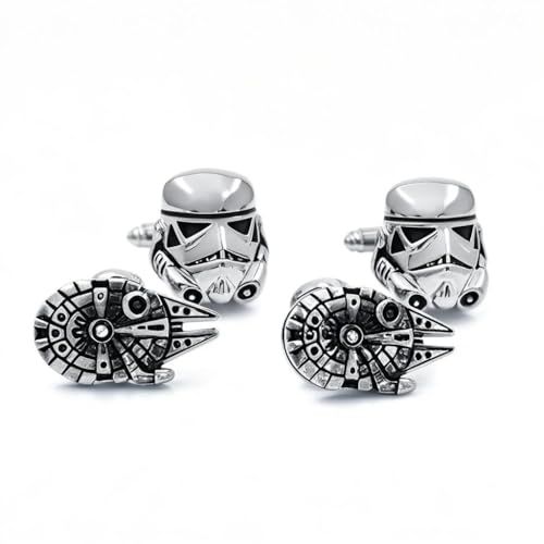 2 Pairs Storm Trooper Cuff Links 