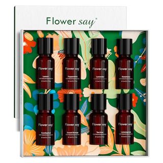 Flower Say Essential Oil Set - 8pack 100% Pure Natural Essentials Oil Gift Set for Diffuser/humidifier/skin Care