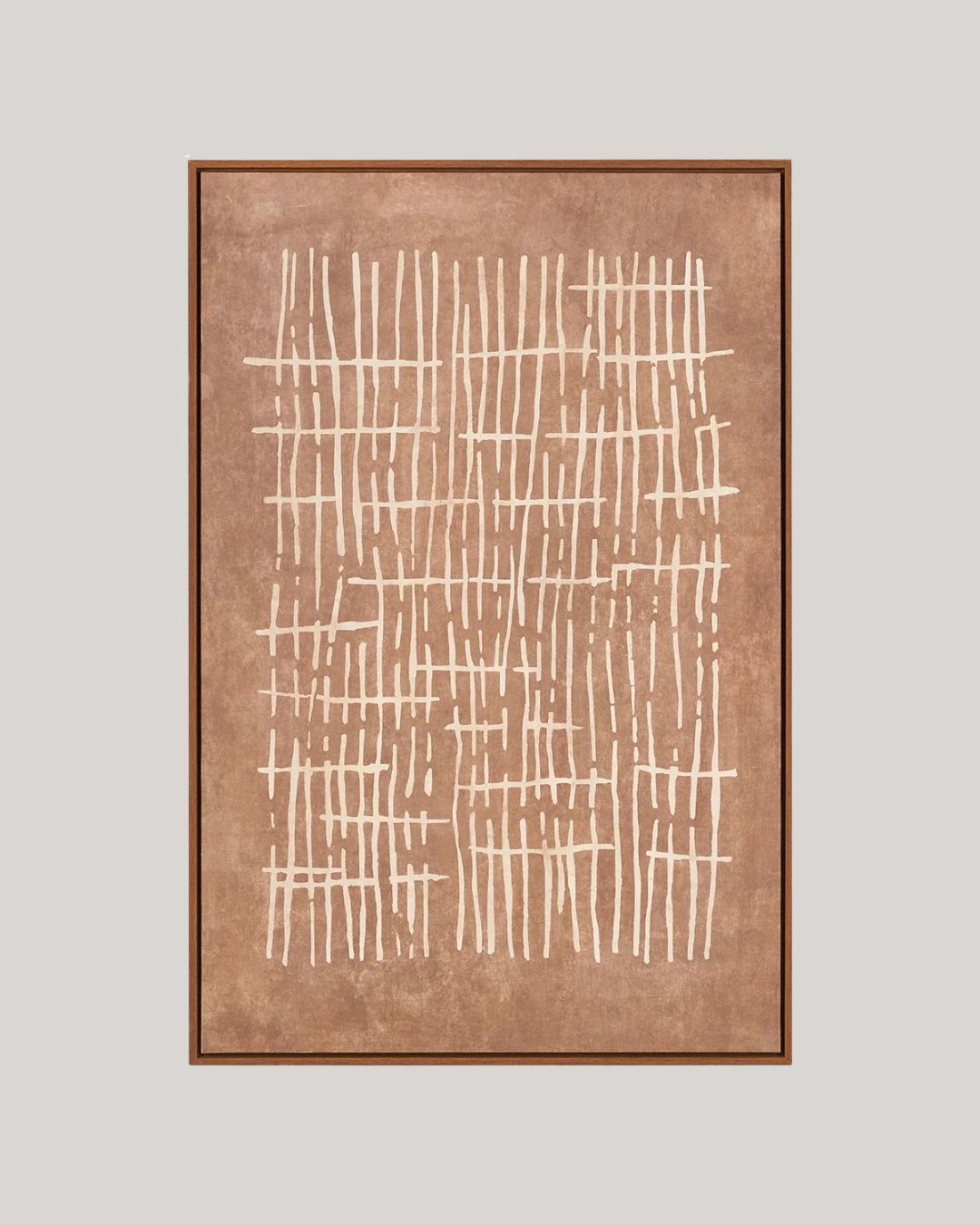 Natural Abstract Linear Design Canvas.