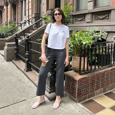 Who What Wear editor Allyson Payer in NYC