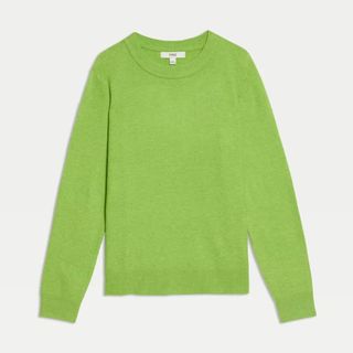 green jumper