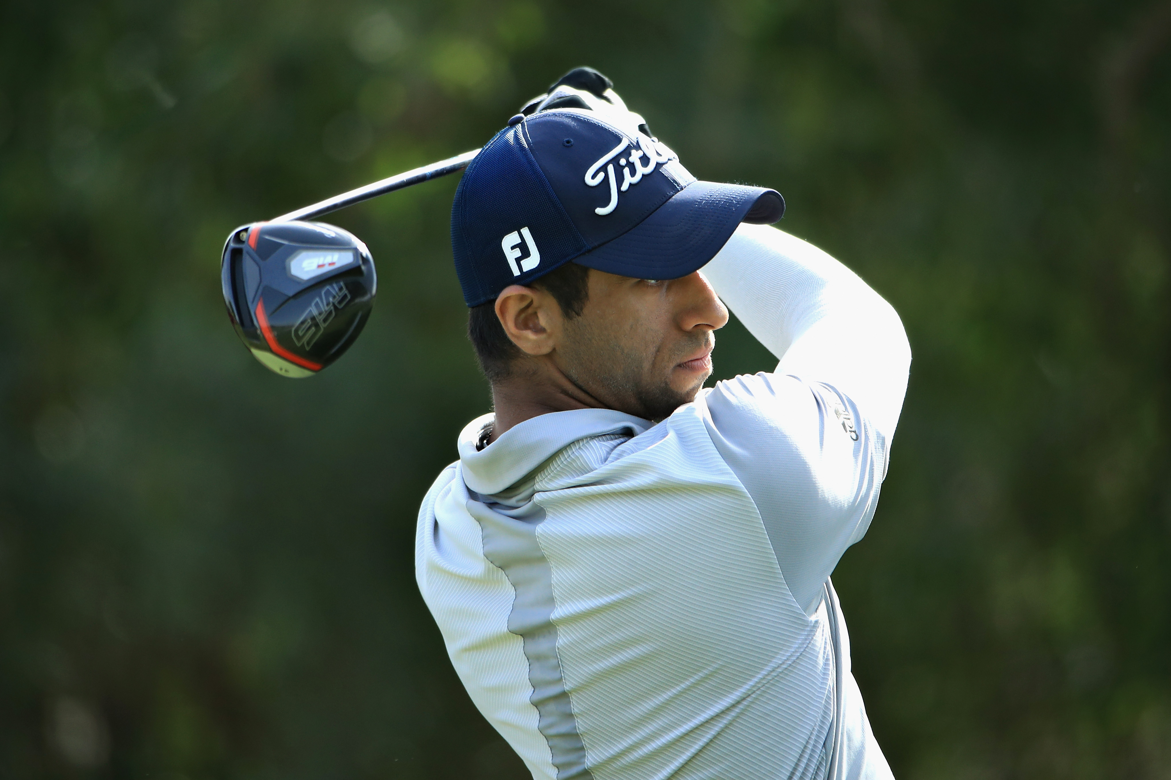 Aaron Rai during the third round of the Omega Dubai Desert Classic at Emirates Golf Club