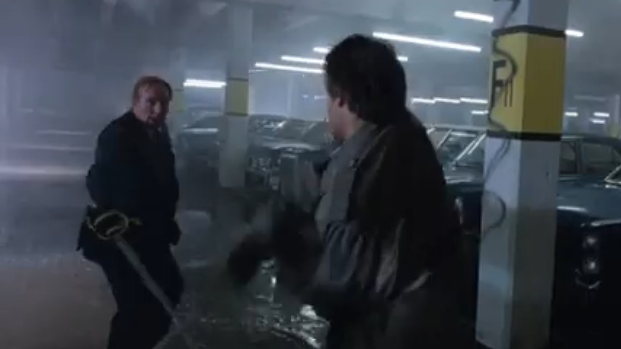 A battle of blades in Highlander