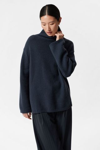 Cashmere-Blend Turtleneck Jumper