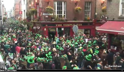 This is what Dublin looks like on St. Patrick's Day