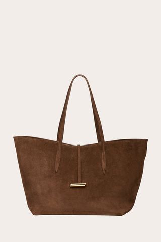 Penne Tote Chestnut Suede
