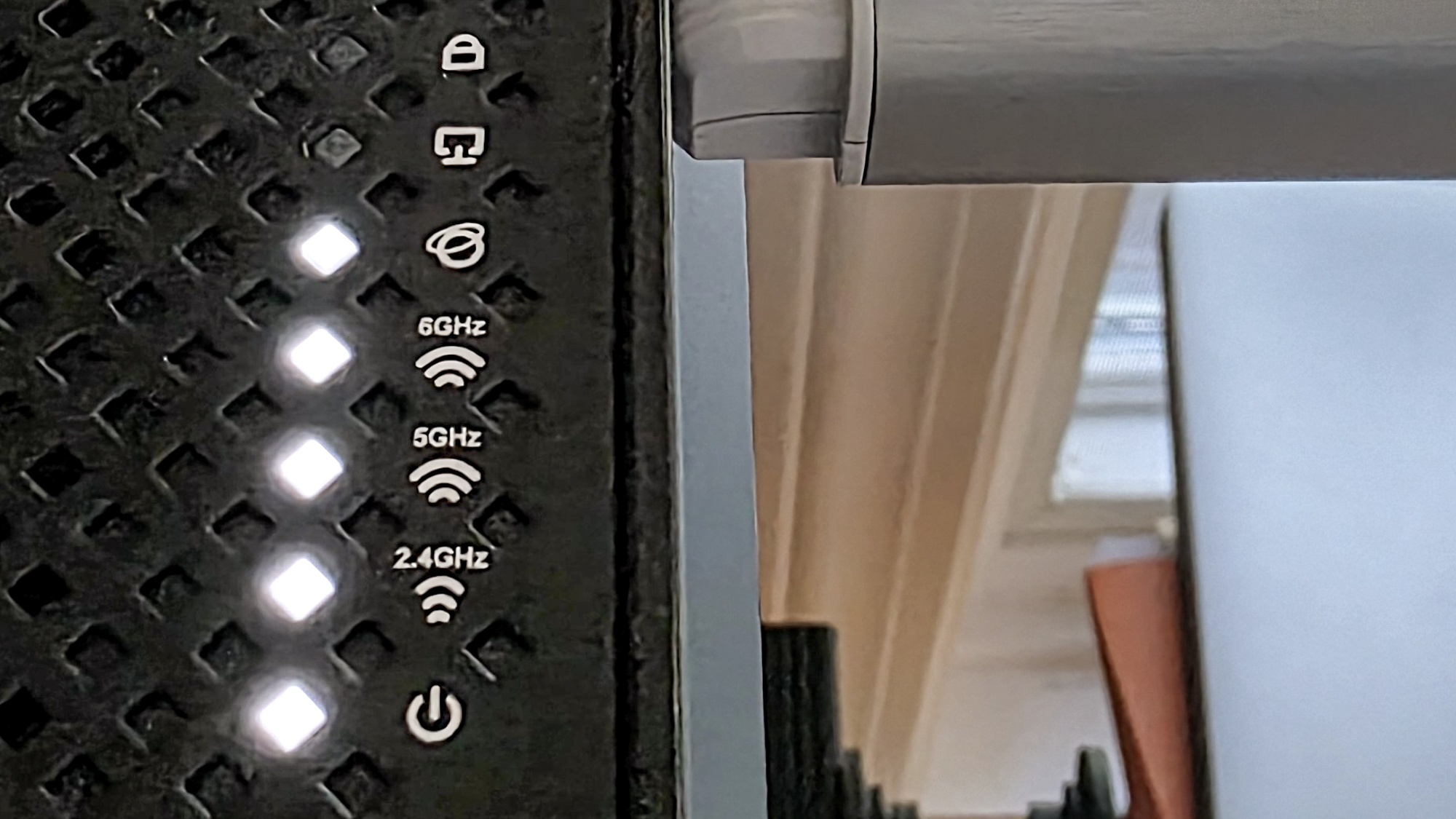 LEDs on a TP-Link Archer BE9700 router