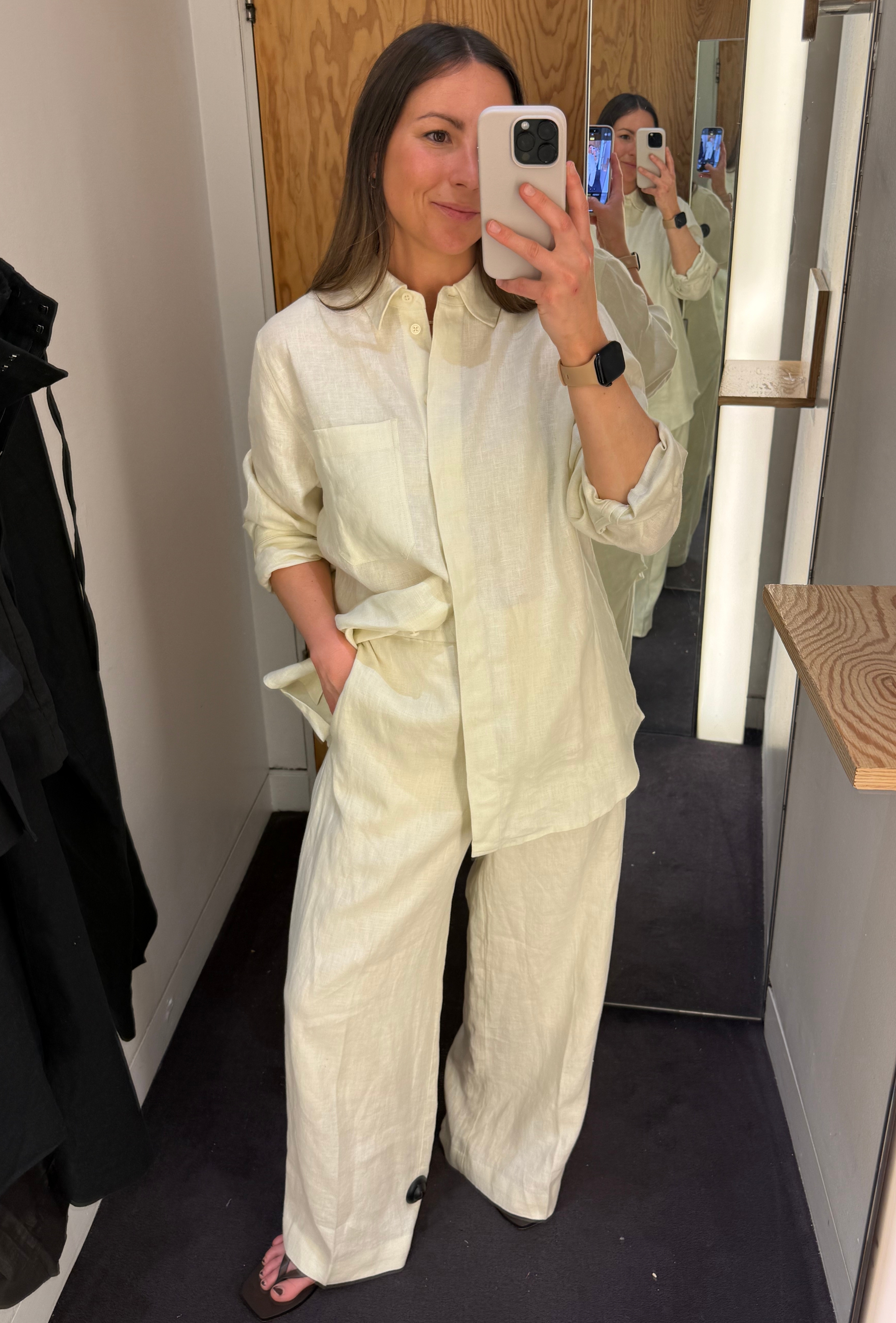 COS linen trousers