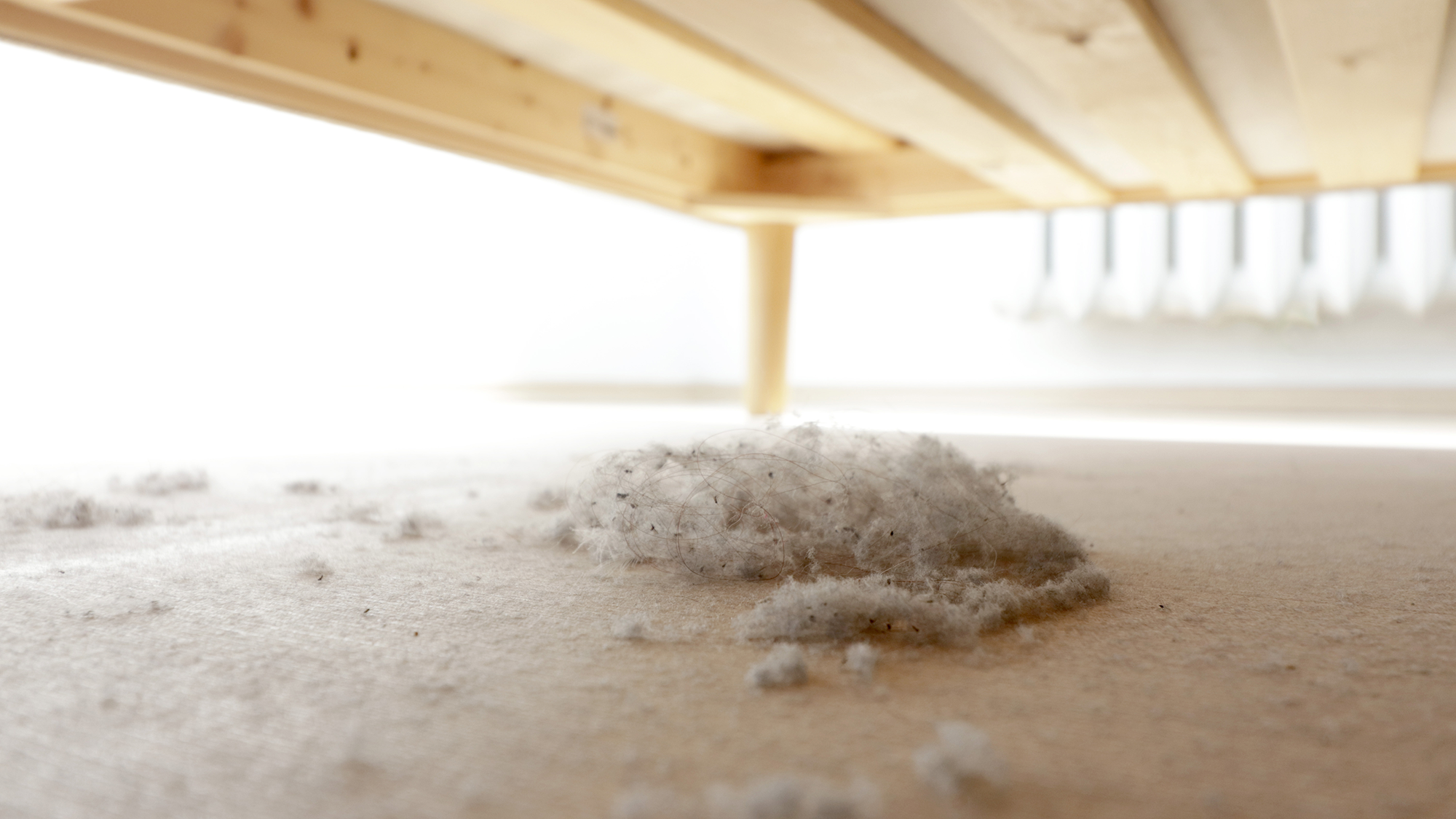 Get rid of dust in the bedroom by removing one piece of decor from your space