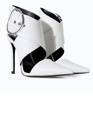 Zara Leather Buckled Heels, £69.99