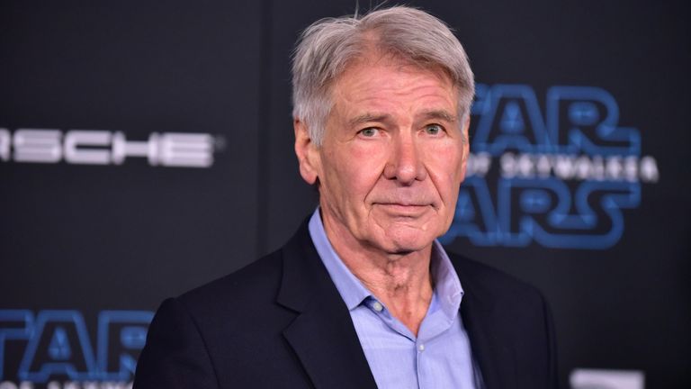 Harrison Ford at the Rise of Skywalker premiere