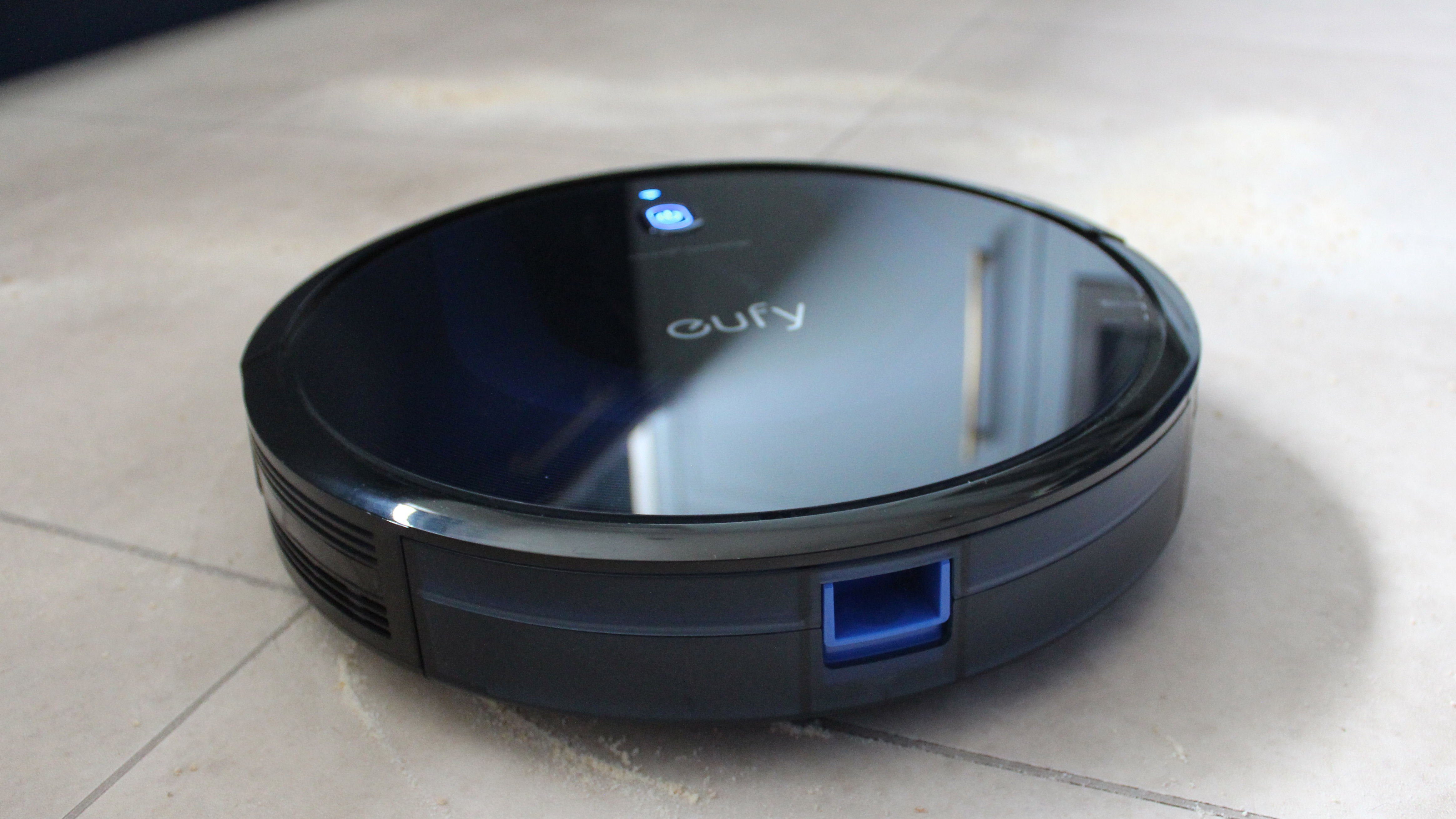 Eufy Robovac 15C Max on a tiled floor