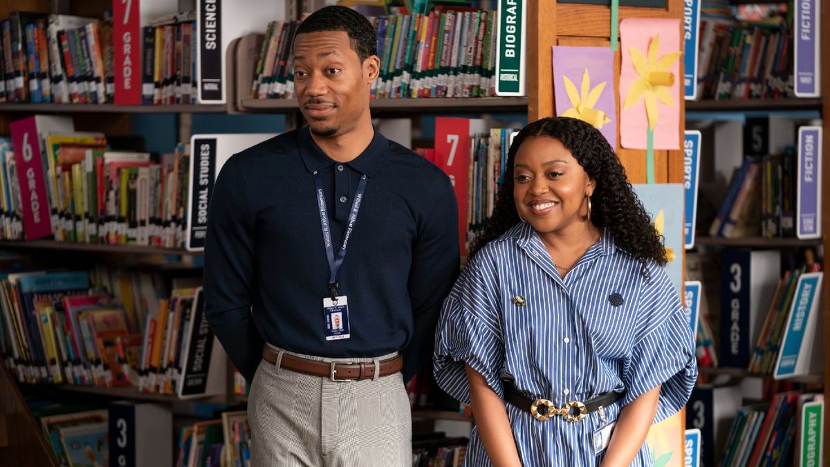 Tyler James Williams and Quinta Brunson on Abbott Elementary