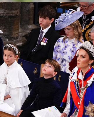Prince Louis' almighty eye roll at King Charles' Coronation