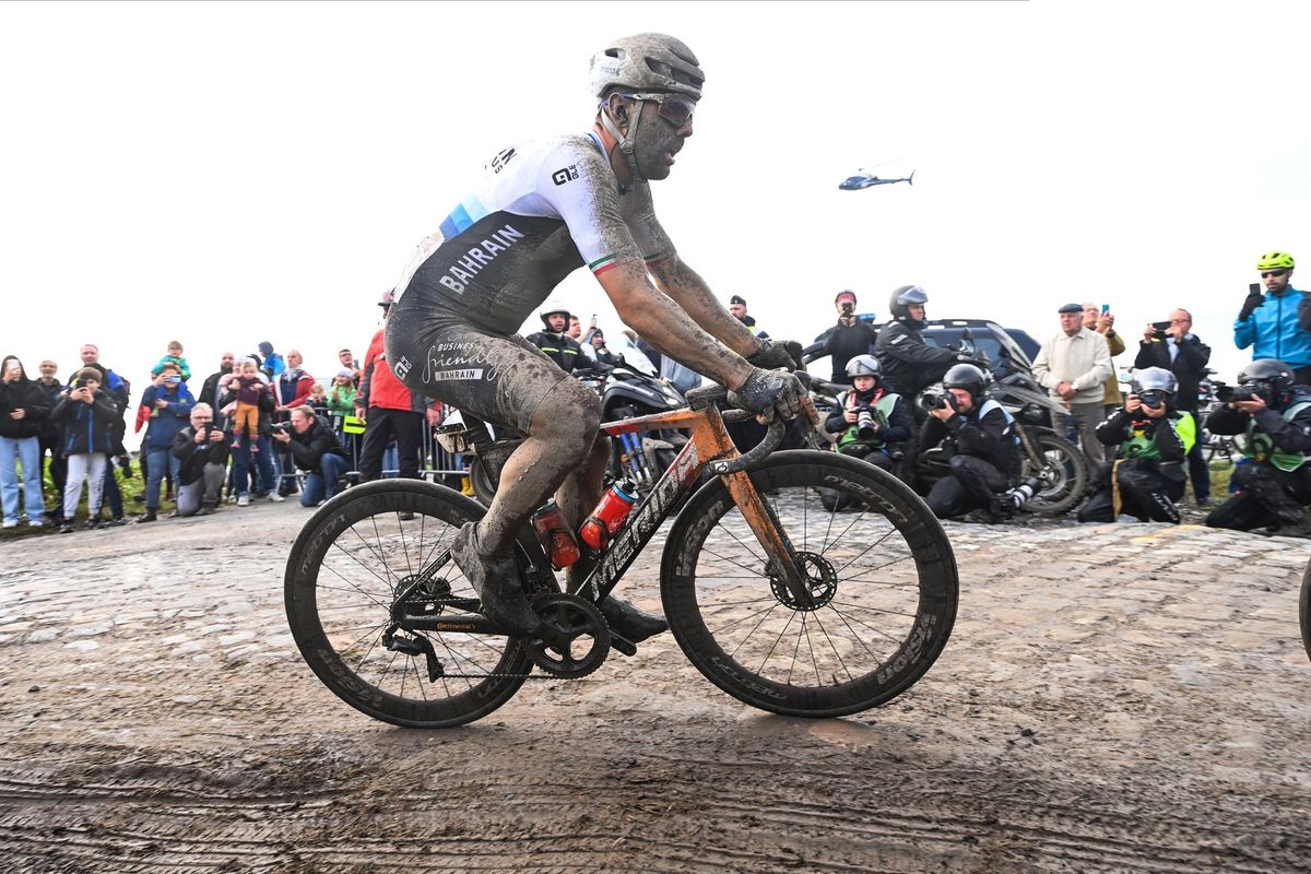 Sonny Colbrelli at Paris-Roubaix 2021