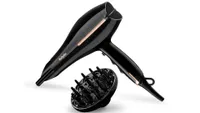black and rose gold Babyliss Salon Pro 2200, one of w&h's picks for the best hair dryers for fine hair