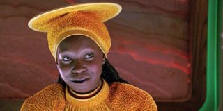 Whoopi Goldberg as Guinan in Star Trek: The Next Generation