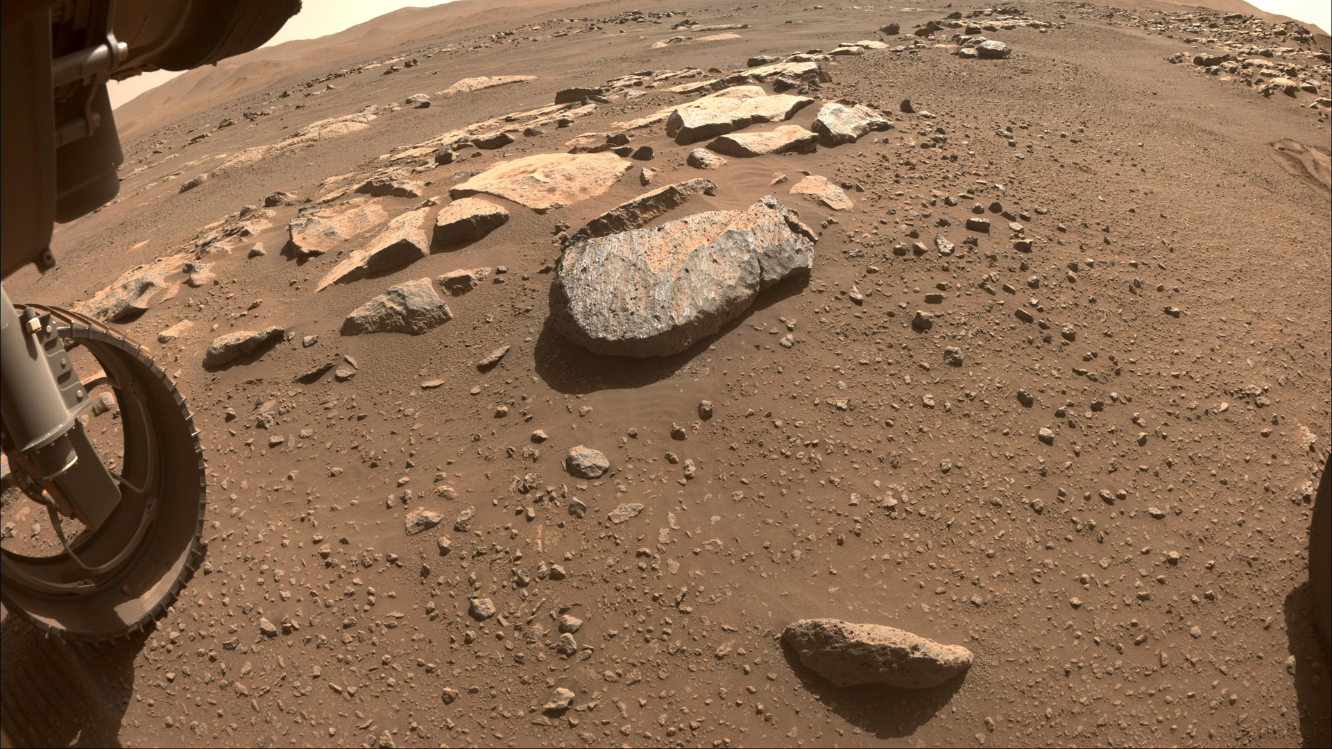 Perseverance Mars Rover Finds Surprising Volcanic Rocks Space